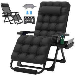 ZENPETIO XL Zero Gravity Chair with Cushion