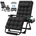 ZENPETIO XL Zero Gravity Chair with Cushion