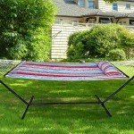 Sorbus 2-Person Cotton Hammock with Stand