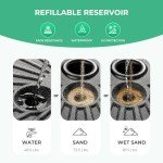 Outdoor Water-Filled Umbrella Stand - 22L Black