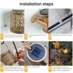 Decorative Solar Watering Can Lights for Garden