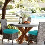 Thick Waterproof Outdoor Chair Cushions Set of 2