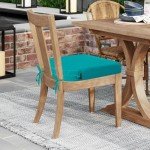 Thick Waterproof Outdoor Chair Cushions Set of 2