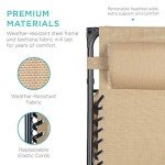 Folding Zero Gravity Outdoor Recliner Lounge Chair