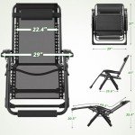 ZENPETIO XL Zero Gravity Chair with Cushion