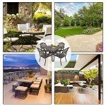 TITIMO 5-Piece Cast Aluminum Dining Set