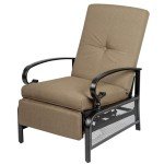 Oakcloud Adjustable Outdoor Lounge Chair with Cushions
