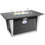 SereneLife 50,000 BTU Rectangle Fire Pit Table