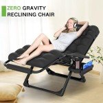 ZENPETIO XL Zero Gravity Chair with Cushion