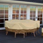 Water-Resistant 108" Patio Table & Chair Cover