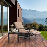Adjustable Outdoor Recliner Chairs Set of 2