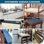 Custom Bench Cushion for Indoor/Outdoor Patio Use