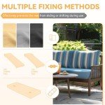 Customizable Bench Cushion for Indoor/Outdoor Use