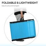 Outsunny Folding Chaise Lounge Chair - Blue