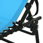 Outsunny Folding Chaise Lounge Chair - Blue