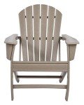 Light Brown Adirondack Chair for Outdoor Relaxation