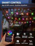 Smart 98Ft RGBW Waterproof Patio String Lights