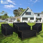 LSongSKY Waterproof Patio Chair Covers - 2 Pack