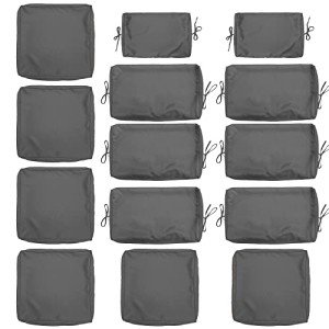 14-Piece Waterproof Outdoor Cushion Slipcovers