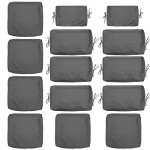14-Piece Waterproof Outdoor Cushion Slipcovers