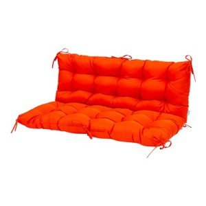 Orange Bench Cushion for Patio or Porch Swing