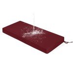 Custom Waterproof Outdoor Bench Cushion with Handles