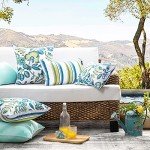 Floral Waterproof Decorative Pillow Covers - 18"x18