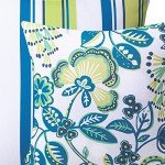 Floral Waterproof Decorative Pillow Covers - 18"x18