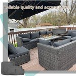14-Piece Waterproof Outdoor Cushion Slipcovers