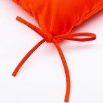 Orange Bench Cushion for Patio or Porch Swing