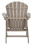 Light Brown Adirondack Chair for Outdoor Relaxation