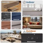 Custom Bench & Chair Cushion Covers – 80+ Colors
