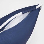 Navy Blue Waterproof Outdoor Pillow Covers - Set of 2