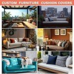 Custom Bench & Chair Cushion Covers – 80+ Colors