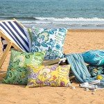 Floral Waterproof Decorative Pillow Covers - 18"x18