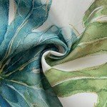 Green Tropical Leaves Pillow Covers - Set of 2
