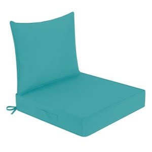 Teal Deep Seat Waterproof Patio Chair Cushions