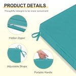 Teal Deep Seat Waterproof Patio Chair Cushions