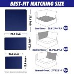 14-Pack Waterproof Patio Cushion Covers Set