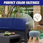 14-Pack Waterproof Patio Cushion Covers Set
