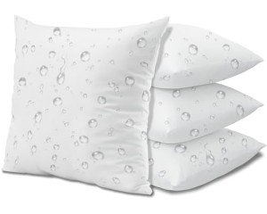 Waterproof 18x18 Patio Throw Pillow Inserts Set of 4