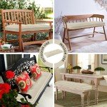 Beige Water-Resistant Outdoor Bench Cushion 42x16