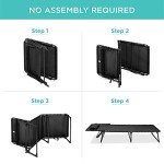 Portable Outdoor Chaise Lounge Chair with 8 Positions