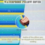 Waterproof Stripe Patio Chair Cushion Set