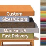Custom Size Patio Bench Cushion - Choose Your Specs