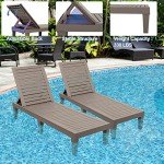 VINGLI Adjustable Waterproof Chaise Lounge Chair