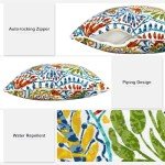 Paisley Multi Outdoor Throw Pillow Set of 2