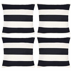Tiggell 4 Pack Outdoor Waterproof Pillow Covers