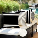 Stylish Waterproof Outdoor Pillow Set of 4