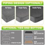 Custom Size Patio Bench Cushion - Choose Your Specs